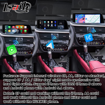 Lexus RX 8+128GB Qualcomm Android мультимедийный интерфейс RX350 RX450h RX300 RX200t
