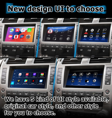 Lexus GX460 Android мультимедийный интерфейс Carplay Android авто видео