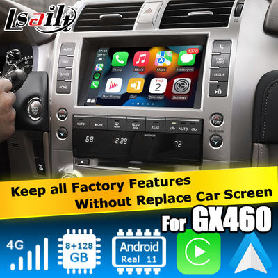 Lexus GX460 Android мультимедийный интерфейс Carplay Android авто видео