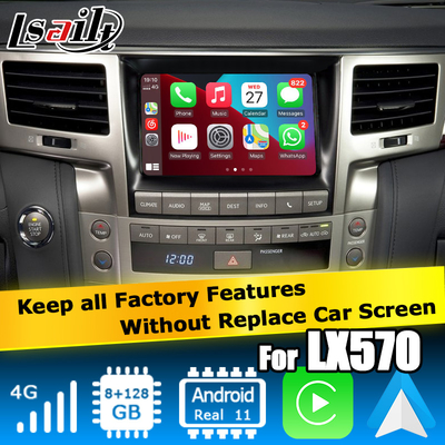 Lexus LX570 2013-2015 Android видео интерфейс на базе Qualcomm 8+128GB Android 11