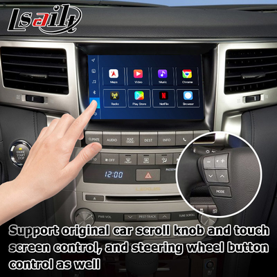 Lexus LX570 2013-2015 Android видео интерфейс на базе Qualcomm 8+128GB Android 11