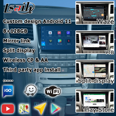 Lexus LX570 2013-2015 Android видео интерфейс на базе Qualcomm 8+128GB Android 11