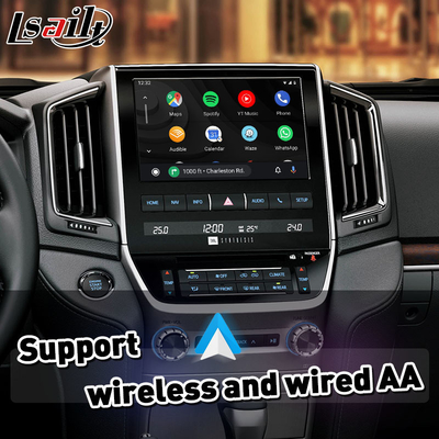 Lsailt Android Мультимедийный видеоинтерфейс для Toyota Land Cruiser 200 LC200 VX VXR VX-R 2016-2021