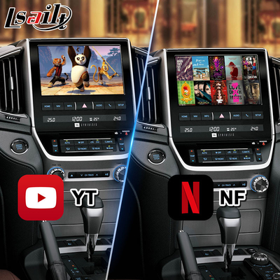 Lsailt Android Мультимедийный видеоинтерфейс для Toyota Land Cruiser 200 LC200 VX VXR VX-R 2016-2021