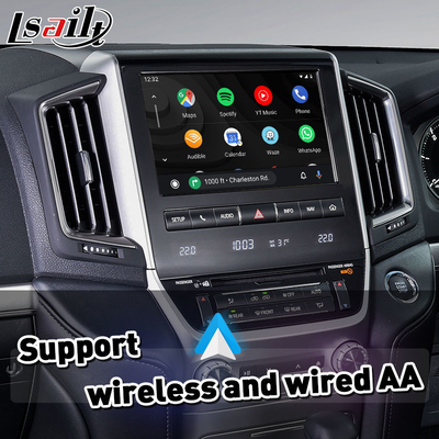 Lsailt Android Мультимедийный видеоинтерфейс для 2016-2021 Toyota Land Cruiser LC 200 GXL VX VXR VX-R Sahara LC200