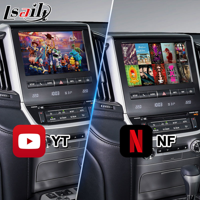 Lsailt Android Мультимедийный видеоинтерфейс для 2016-2021 Toyota Land Cruiser LC 200 GXL VX VXR VX-R Sahara LC200