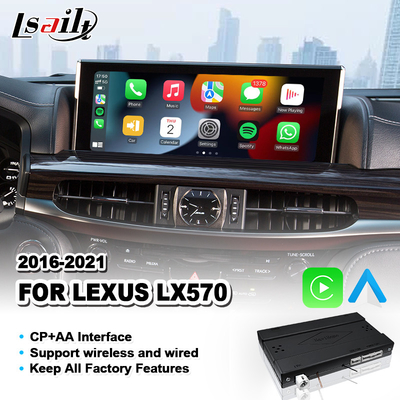 Беспроводный интерфейс Android Auto Carplay для Lexus LX570 LX 570 LX450D 2016-2021