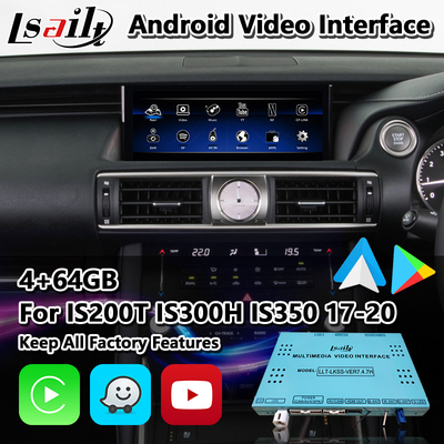 Lsailt Android Carplay интерфейс для Lexus IS200T IS300H IS350 IS300 F Sport AWD IS XE30 2017-2020