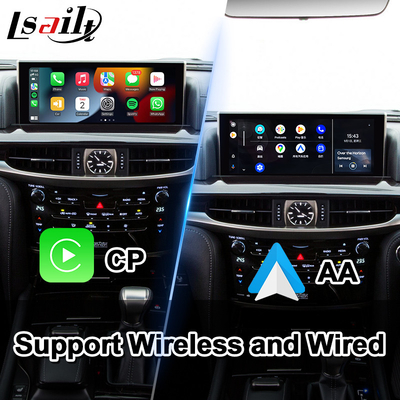 Lsailt Android Carplay Мультимедийный видеоинтерфейс для 2016-2021 Lexus LX 570 LX570