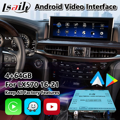 Lsailt Android мультимедийный интерфейс Carplay для Lexus LX570 LX450d URJ200 LX 2016-2021
