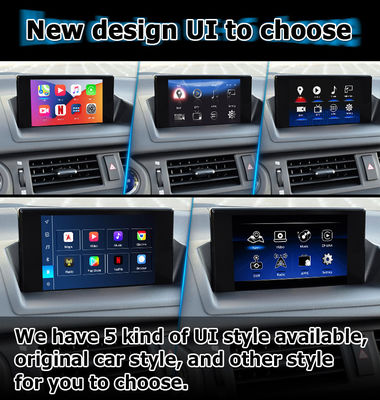 Видеоинтерфейс Lexus CT200h Android 13 Carplay Android Auto на базе Qualcomm 8+128 ГБ