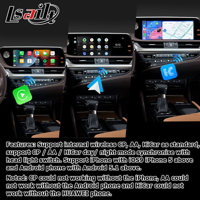 Lexus ES300h ES350 ES250 ES200 Android 13 видеоинтерфейс carplay Android авто