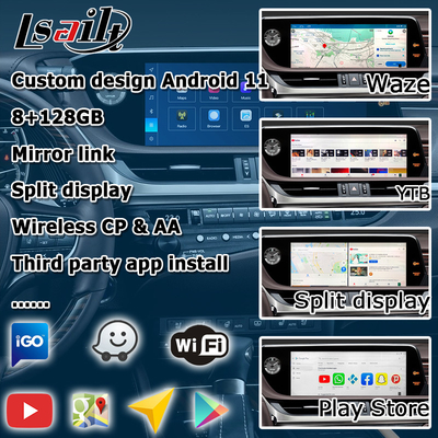 Lexus ES300h ES350 ES250 ES200 Android 13 видеоинтерфейс carplay Android авто