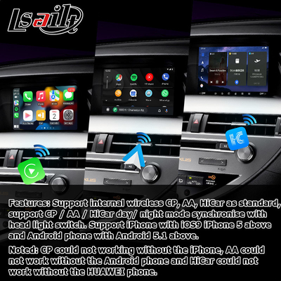 10.25 дюймовый экран Lexus Android с Carplay Android Auto Lsailt для RX350 RX450h