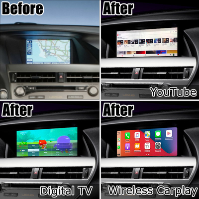 10.25 дюймовый экран Lexus Android с Carplay Android Auto Lsailt для RX350 RX450h