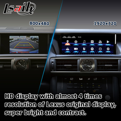 10.25 дюймов Android 8+128 Carplay Android Автоматическое обновление экрана HDMI Для Lexus IS200t IS350 IS300