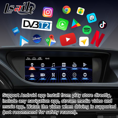 ES300h ES250 ES350 Lexus Android Обновление экрана Carplay Android Auto Dash Cam 10,25" Lsailt