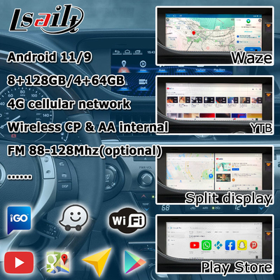 ES300h ES250 ES350 Lexus Android Обновление экрана Carplay Android Auto Dash Cam 10,25" Lsailt