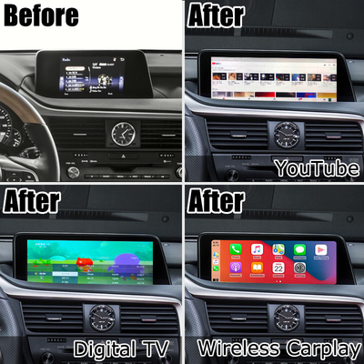 Android 8+128GB Lsailt Lexus Android carplay Android авто Экран для RX350 RX450h RX300 Процессор 2.0Ghz