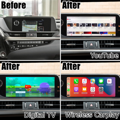 Lexus ES300h обновление сенсорный экран 12.3" Android Auto Carplay от Lsailt