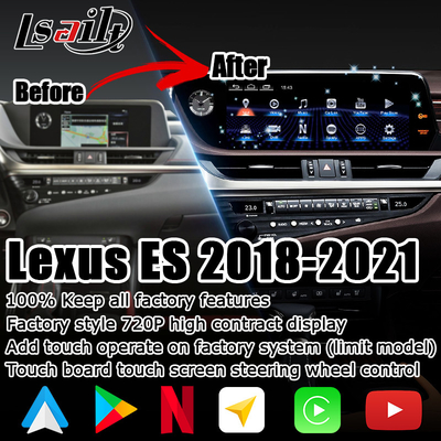 Lexus ES300h обновление сенсорный экран 12.3" Android Auto Carplay от Lsailt