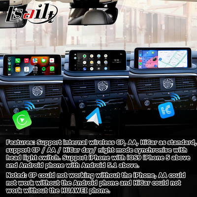 HD 12,3-дюймовый Android-экран для Lexus RX350 RX450h Lsailt Android Auto Carplay