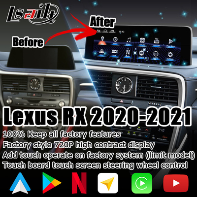 HD 12,3-дюймовый Android-экран для Lexus RX350 RX450h Lsailt Android Auto Carplay