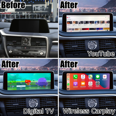 HD 12,3-дюймовый Android-экран для Lexus RX350 RX450h Lsailt Android Auto Carplay