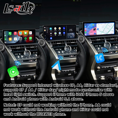 NX300 NX300h Lexus Android большой экран 10.25 дюймов Android Carplay обновление