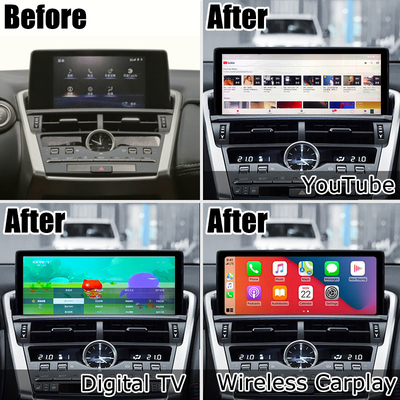 NX300 NX300h Lexus Android большой экран 10.25 дюймов Android Carplay обновление