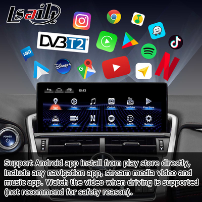 NX300 NX300h Lexus Android большой экран 10.25 дюймов Android Carplay обновление