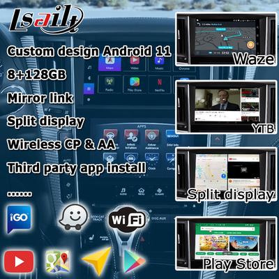 Интерфейс GPS carplay, 8+128GB интерфейс навигационной коробки Android 11 для Infiniti Q50 / Q60