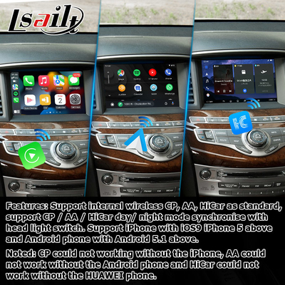 Infiniti QX60 GPS Android авто Carplay Навигационная система Мультимедийный интерфейс Android 11 8+128GB