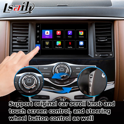 Carplay Android авто Мультимедийный интерфейс Коробка видео интерфейс Infiniti QX80 2018