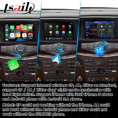 Nissan Patrol Y62 Armada База Qualcomm Автомобильная навигационная коробка Carplay GPS навигационное устройство