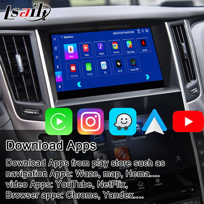 Lsailt Android Infotainment Module для Infiniti Q50 Q60 2014-2020 Интерфейс CarPlay, навигационная коробка Android