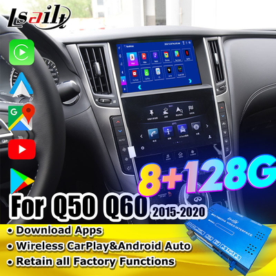 Lsailt Android Infotainment Module для Infiniti Q50 Q60 2014-2020 Интерфейс CarPlay, навигационная коробка Android