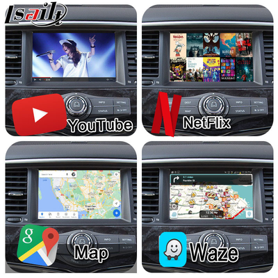 Lsailt 8G Android мультимедийный интерфейс для Nissan Patrol 2020-2023 Google Map, CarPlay, Android Navigation Box, YouTube