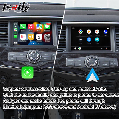 Lsailt 8G Android мультимедийный интерфейс для Nissan Patrol 2020-2023 Google Map, CarPlay, Android Navigation Box, YouTube