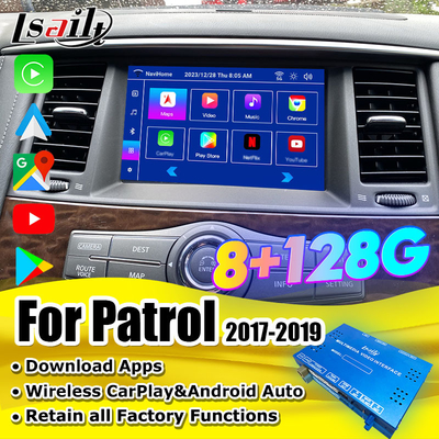 Модуль инфоразвлечений Lsailt Smart для автомобильных мультимедийных систем Nissan Patrol 2017-2019 с включением CarPlay