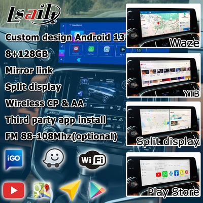 Lexus LX600 LX700h 2022 Android мультимедийный видеоинтерфейс на базе Qualcomm 6125 8+128 Android 13