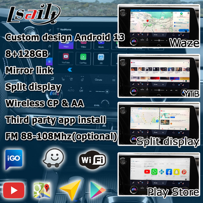 Lexus RX 2023 Android 11 видеоинтерфейс с поддержкой Qualcomm RX350h RX500h RX350 RX450h+