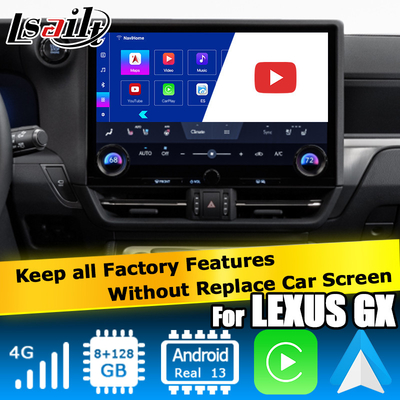 Lexus GX550 GX550h видеоинтерфейс Anroid 13 на базе Qualcomm 6125 8+128GB
