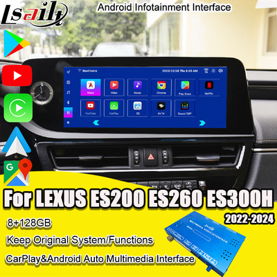 8+128GB Android Infotainment Module для Lexus ES 2022-2024 RX NX LX GX LS... с поддержкой YouTube, NetFlix, Google Play, Waze