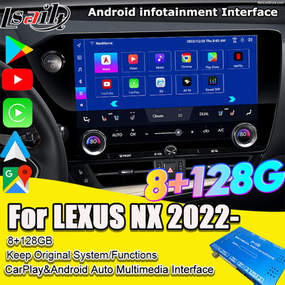 Lsailt Qualcomm Lexus Видео интерфейс для Lexus NX260 NX350H LX RX ES Интерфейс инфоразвлечений Включает YouTube, NetFlix