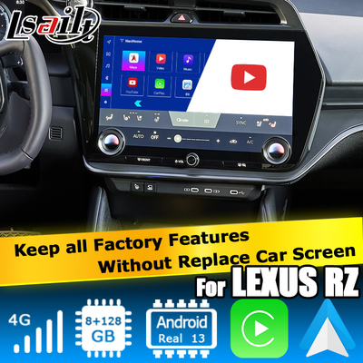 Lexus RZ Android 13 мультимедийный интерфейс 8+128GB Qualcomm Octa core carplay Android авто