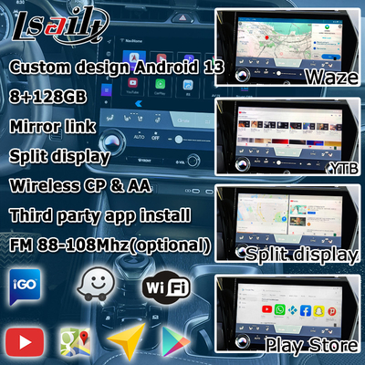 Lexus RZ Android 13 мультимедийный интерфейс 8+128GB Qualcomm Octa core carplay Android авто