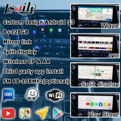 Lexus TX550h+ TX350 TX500h Android 13 видеоинтерфейс с Octa core 2.0Ghz 8+128GB carplay