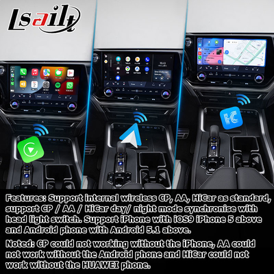 Lexus TX550h+ TX350 TX500h Android 13 видеоинтерфейс с Octa core 2.0Ghz 8+128GB carplay