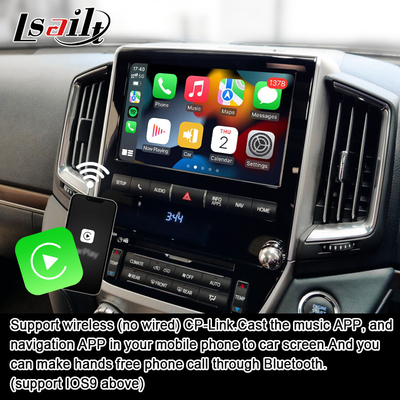 Lsailt 8+128GB Android Инфоразвлекательный интерфейс для Land Cruiser 2013-2021 LC200 с беспроводным CarPlay, NetFlix, YouTube